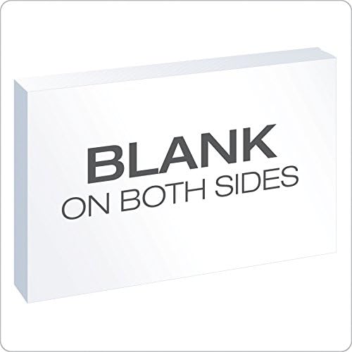 Oxford Blank Index Cards, 4 x 6, branco, 100/pacote