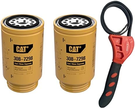 Caterpillar 308-7298 Separador de água combustível com pacote de chave de pulseira de ihd