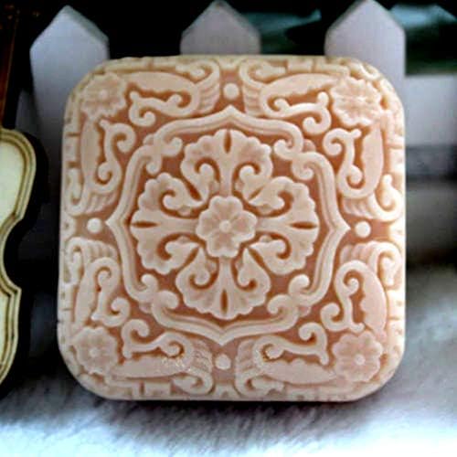 Sabão de sabão de flores quadrado de silicone molde de molde Fazendo molde de molde DIY Moldão artesanal