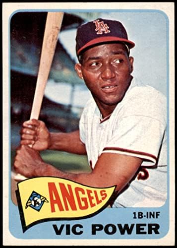 1965 Topps 442 Vic Power Los Angeles Angels Ex/Mt+ Angels