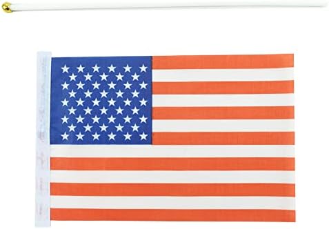 Bandeira dos EUA American Small Stick mini bandeiras de bandeiras de mão