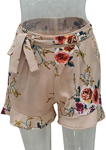 Shorts para mulheres de verão casual de cintura alta