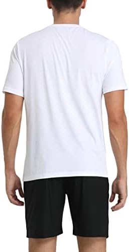 Camisa de exercícios para homens roupas curtas: 2 peças conjuntos de moda de verão casual solto atreto atreto academia