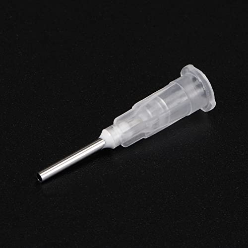 Uxcell Industrial Blunt Tip Dispensing Needle com trava Luer para pistola de cola líquida, 16g 1/2 , 20 pcs
