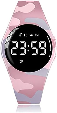 Novo relógio eletrônico inteligente da moda unissex, um relógio de estudante à prova d'água de esportes digitais multifuncionais,