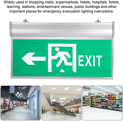 Leapiture 110 220V Acrílico LED LED EXIT SIGN Lâmpada de lâmpada de evacuação Indicador Luz para Hotel Shoppings