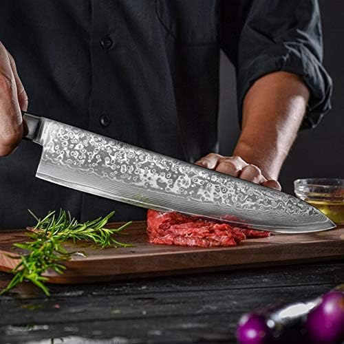 4 tamanho carne gyuto vg10 67 camada damasco aço cozinha açougueiro cortando alimentos chef chef chef bloqueio de cozinha