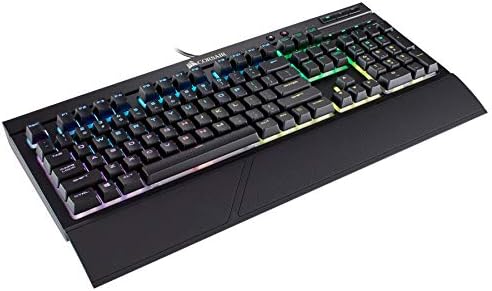 Corsair K68 RGB Teclado de jogos mecânicos, LED de backlit RGB, resistência à poeira e derramamento - Linear e quieto - Cherry MX Velocidade