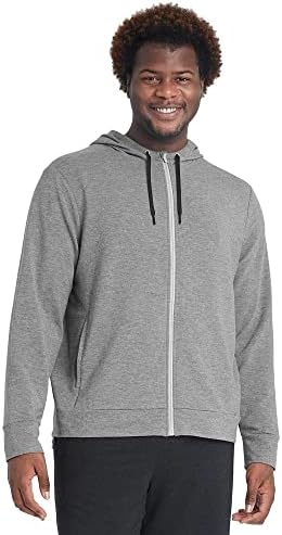 All In Motion Men's Soft Gym Full Zip Hooded Sweetshirt -