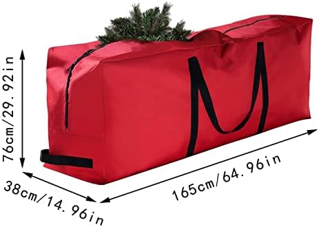 Caso de armazenamento de árvores artificiais de férias, para caixas de Natal Chritmas. Decoração dentro de movimentação de lidagens fortes sacos de armazenamento de roupas