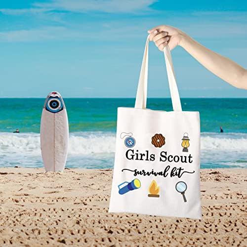 GJTIM GIRLS SCOUT SCOUT Líder do presente Girls Scout Scout Survival Kit Funnal Tote Bag Acessórios