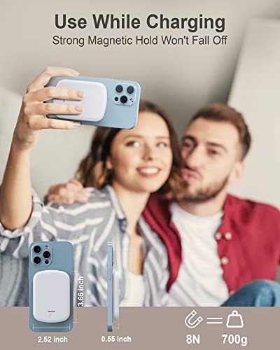 iPhone 13 Pro Max Magnetic Case Compatível com Magsafe translúcido Translúcido TPU TPU Case de 6,7 polegadas ， Magnetic