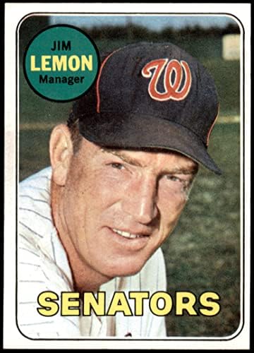 1969 Topps 294 Jim Lemon Washington Senadores NM senadores