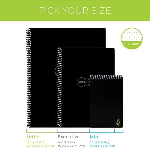 Notebook reutilizável inteligente RocketBook-Notebook e RocketBook do Dot-Grid e RocketBook Reutable-Dot-Grid Notebook