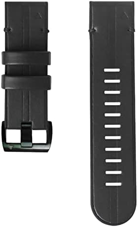 Irjfp 22mm 26mm silicagel+cinta de banda de couro para Garmin Fenix ​​6x 6 Pro 5x 5 mais 3HR 935 945 MK2 Enduro Redução rápida