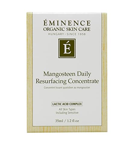 Eminência Organic Skincare Mangosteen Diário Resurfacing Concentro, 1,2 onça