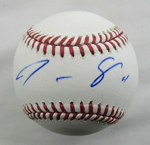 Justus Sheffield assinado Autograph Autograph Rawlings Baseball B103 - Baseballs autografados