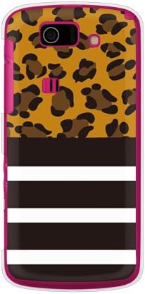 Segunda Skin Plain Border Leopard Design por ROTM/para Aquos Phone SL IS15SH/AU ASHA15-PCCL-202-Y388