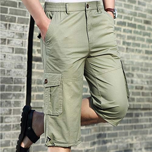 Miashui carpinteiro para homens Pocket Fitness Summer Bodybuilding shorts sólidos calças de cor casual masculino masculino masculino