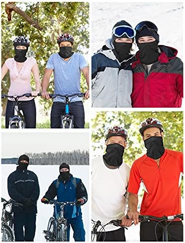 Máscara de esqui de 9 pcs para homens resfriamento de balaclava UV máscara face máscara de face face de verão capuz respirável