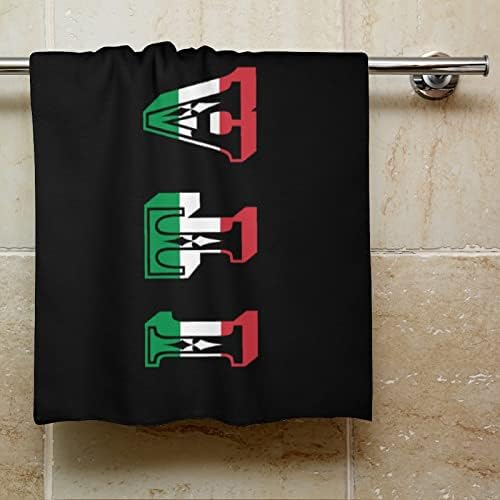 Toalha de panos de bandeira da Italia 28,7 x13.8 Face Panos Superfine Fibre Toalhas altamente absorventes toalhas de mão