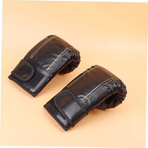 CLISPEED 2PCS Boxe Guantes de Para Niños Gauntlet Luvas de Treinamento de Treinamento de Kickboxing Infantil Luvas de Couro