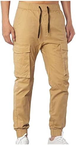 Calça de treino masculina xiaxogool, calças de carga masculinas, tático tático tático tático tacger slim fit calça