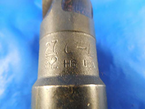 Novo 27/32 DIA Bridge Drill Bit Morse Douper 3 MT3 EUA Made Chicago Latrobe