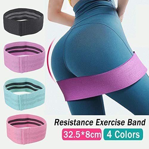 Ycfbh ajustável mini banda de fitness bands de fitness para bandas de resistência de fitness ioga Equipamento de treinamento de treino