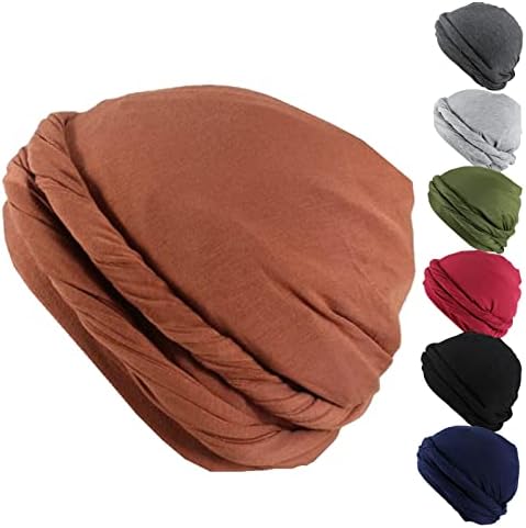 Turbante para homens turbante durag vintage categhains para homens com cauda longa e twitária e amarração de lenço de turbante