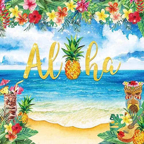 72x72inch Aloha cenário Luau Decorações de festas havaianas praia tropical les