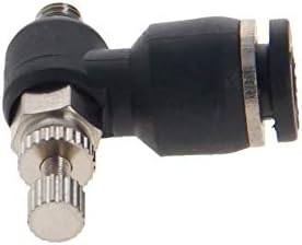 Bettomshin 1pcs 5 mm rosca macho conecta a válvula do controlador de tubo, empurre de 4 mm em conexão controlador de velocidade do
