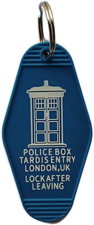 Doctor Who Tardis Entrada Lock depois de deixar Unified Intelligence Task Force Inspired Key Tag