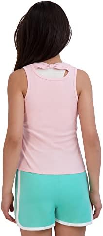 Tampas de tanques para meninas - camisa de algodão sem mangas imprimido
