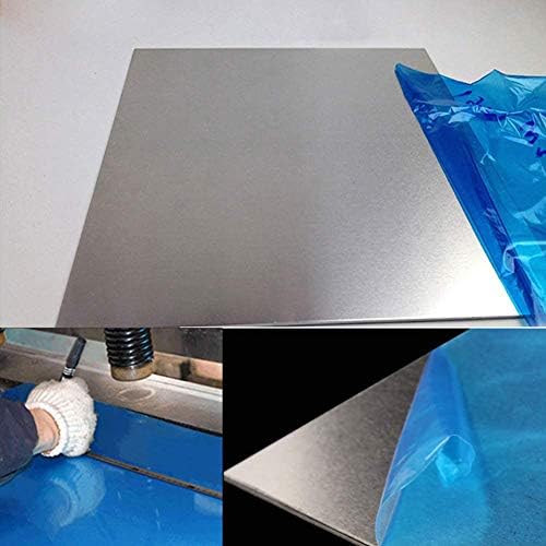 Placa de alumínio pura de zerobegin, folha de alumínio, peças de maquinaria DIY, maquinabilidade e soldabilidade, espessura: 0,5