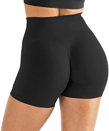 Ginous de treino feminino Gaimoliso shorts de ginástica 2 pacote de alta cintura alta Scrunch Butt Butting Athletic Yoga
