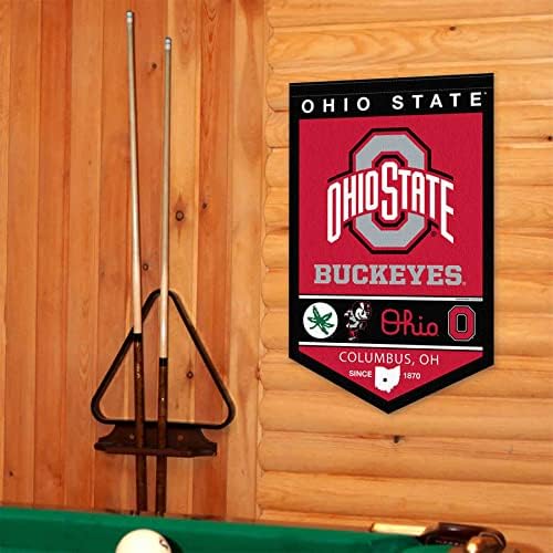 Banner de História do Patrimônio do Estado de Ohio Buckeyes Pennant