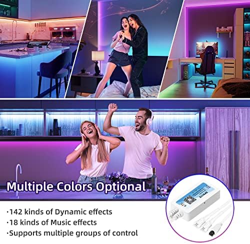 SP617E Bluetooth Controller Sync Mush Mody Timer para RGB+Luzes de tira de LED branco puro