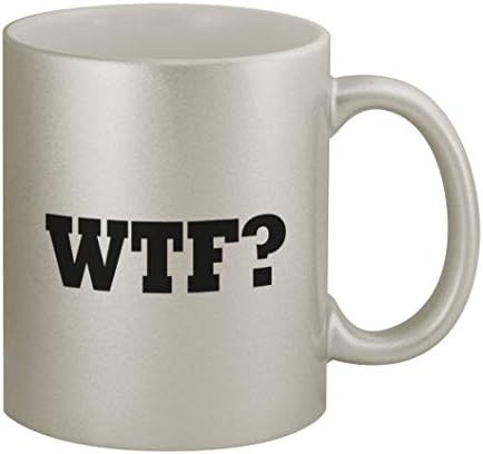 Meio da estrada WTF 58 - Um bom humor engraçado de 11 onças de caneca de café prata