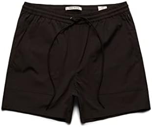 Shorts de nylon preto do Pacsun Men