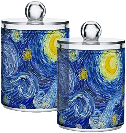 Zoeo Banheiro Lasting Set de 2, Van Gogh Starry Night Art Pintura a óleo
