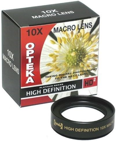 OPTEKA 62MM 10X HD2 Lens macro profissional para câmeras digitais