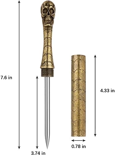 Jinbazo Ice Pick com cobertura de segurança, ferramenta de escolha para quebrar gelo, alça antiskídeo não deslizante para cozinha, bares, barman, acampamento