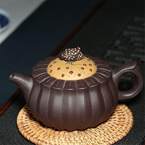 Capa de panela de insetos em Walnuta 320ml Lotus POD forma criativa forma de cerâmica Cerâmica Cerimônia de chá de