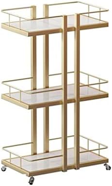 WYFDP Trolley Kitchen Storage Rack Shop Storage Storage Baskets Removable Storage Storage Cart