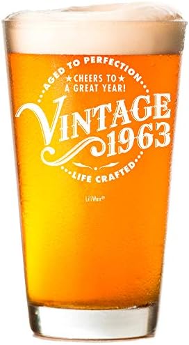 1958 Presentes de aniversário de 65 anos Glass de cerveja para homens Mulheres | Presente de aniversário Mulher Mulher completando