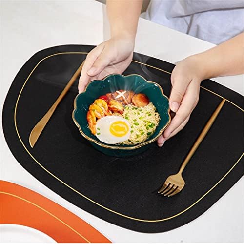 Ujhesw 6 pcs tableware bloco de mesa de mesa de mesa de mesa tapetes de mesa de mesa de tanta tigela de cota de copos de cozinha acessória de cozinha