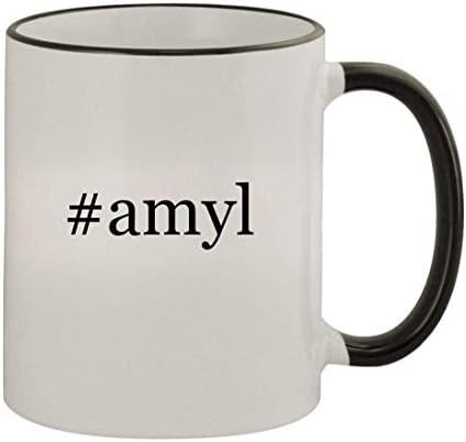 Presentes de Knick Knack #amyl - alça de 11 onças e caneca de café, preto