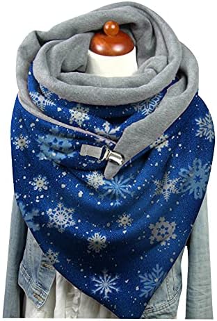 Lenços de impressão moda moda casual natal inverno botão macio embrulhando shawls quente cachecol lenço instantâneo