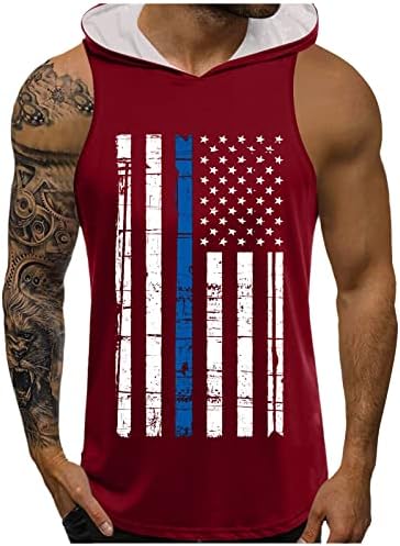 BMISEGM Summer Mens Dress Camisetas mensal Summer Independence Dia